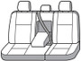 Covercraft 21-24 Jeep Wrangler Endura PrecisionFit Custom Second Row Seat Covers - Charcoal/Charcoal
