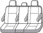 Covercraft 18-24 Honda Odyssey Endura PrecisionFit Custom Second Row Seat Covers - Silver/Charcoal