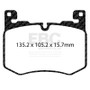 EBC 2019+ Jaguar F-Pace 5.0 Supercharged Bluestuff Front Brake Pads