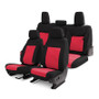 Covercraft 14-18 Chevrolet Silverado Endura PrecisionFit Custom Front Row Seat Covers - Red/Black