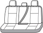 Covercraft 21-24 Ford Bronco Carhartt SeatSaver Custom Second Row Seat Covers - Gravel