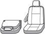 Covercraft 21-24 Dodge Durango Endura PrecisionFit Custom Front Row Seat Covers - Charcoal/Silver