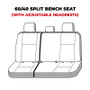 Covercraft 21-23 Chevrolet Tahoe Carhartt Super Dux SeatSaver Custom Third Row Seat Covers - Black