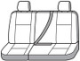 Covercraft 14-18 Chevrolet Silverado Carhartt Super Dux SeatSaver Second Row Seat Covers - Blk