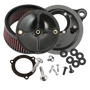 S&S Cycle 2008+ BT w/ S&S 66mm Throttle Body Stealth Air Cleaner Kit w/o Cover