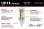 Diode Dynamics 7443 LED Bulb HP11 LED - Red (Single)