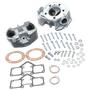 S&S Cycle 79-84 BT Super Stock 3-5/8in Bore Band Style Single Plug Cylinder Head Kit - Natural