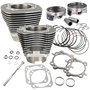 S&S Cycle 07-17 BT 117in Big Bore Cylinder Kit - Stone Gray