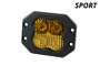 Diode Dynamics SS3 Sport ABL - Yellow Combo Flush (Single)