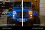Diode Dynamics Halo Lights LED 50mm Switchback (Pair)