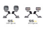 Diode Dynamics 2021 Ford Bronco Sport Stage Series 2in LED Ditch Light Kit- White Combo