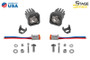 Diode Dynamics Stage Series C1 LED Pod Pro - White Flood Standard ABL (Pair)