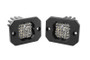 Diode Dynamics Stage Series C1 LED Pod Pro - White Flood Flush RBL (Pair)