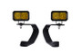 Diode Dynamics 10-21 Toyota 4Runner Stage Series 2in LED Ditch Light Kit - Sport Yellow Combo