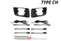 Diode Dynamics SS3 Ram Horizontal Fog Light Mounting Bracket Kit