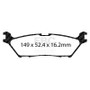 EBC 2021+ Ford F-150 2WD/4WD 2.7TT/3.5TT Yellowstuff Rear Brake Pads