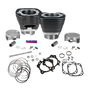 S&S Cycle 84-99 BT 4 1/8in Bore Cylinder Kit For S&S V111 Engine - Wrinkle Black