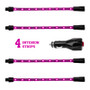 XK Glow Single Color XKGLOW UnderglowLED Accent Light Car/Truck Kit Pink - 4x8In