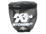 K&N Drycharger Air Filter Wrap - Oval Straight - Black