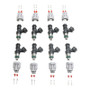DeatschWerks Set of 8 2200cc/min For The Fitech Go EFI 8/Holley Super Sniper 1250/ Sniper Xflow 1375