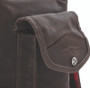 Burly Brand Voyager Sissy Bar Backpack - Dark Oak