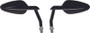 Burly Brand Radar Mirror Set - Black