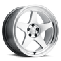 Kansei K12H Knp 18x9in / 5x100 BP / 35mm Offset / 73.1mm Bore - Hyper Silver Wheel
