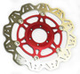 EBC 91-92 Yamaha FZR 400 RR Front Left/Right Vee Floating Red Rotor