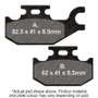 EBC 08-18 Suzuki LT-A 400 King Quad Auto 4WD Front Left SV Brake Pads