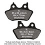 EBC 00-03 Harley-Davidson Sportster XLH 883 Front Left/Right FA-SFA-X Brake Pads