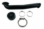 Wehrli GMC/Chevrolet LLY/LBZ/LMM Duramax 6.6L w S400 Single Turbo 3in Down Pipe - Black