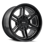 Mayhem 8117 Hermosa 20x9 / 5x127 BP/ 18mm Offset / 87mm Hub Black/Milled Wheel