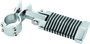 BikeMaster Footpegs 1-1/4in 3 Piece Clamp - Pair