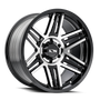 ION Type 147 17x9 / 8x170 BP / 0mm Offset / 125.2mm Hub Black/Machined Wheel
