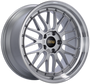 BBS LM 19x8.5 5x114.3 ET43 Diamond Silver Center Diamond Cut Lip Wheel -82mm PFS/Clip Required