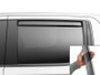 WeatherTech 19-23 GMC/Chevrolet Sierra / Silverado 1500 CC Rear Side Window Deflectors - Dark Tint