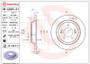 Brembo 20-22 Mercedes-Benz GLE350 Rear UV Coated Rotor