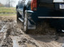 WeatherTech 16-23 Toyota Tacoma (w/Fender Flares/Molding) No Drill Mudflaps - Black