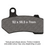 EBC 15-23 Harley-Davidson FLHR Road King Front Left/Right FA-SFA-X Brake Pads