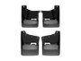 WeatherTech 20-24 Chevrolet Silverado 2500HD/3500HD w/o OE Splash Guards No Drill Mudflaps - Black