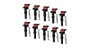 Granatelli 05-10 Ford 6.8L V10 3V Hot Street Coil On Plug Coil Packs - Black (Set of 10)