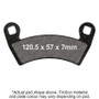 EBC 16-20 Polaris General 1000 EPS Front Left/Right SXR Brake Pads