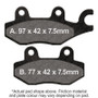 EBC 11-15 Can Am Commander 800 XT/DPS Front Left/Right SXR Brake Pads