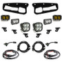 Baja Designs 21-22 Ford Bronco w/Steel Bumper S2 SAE Sportsmen Fog Pocket Light Kit - Amber