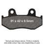 EBC 03-06 Suzuki AN 400 Burgman Rear Left FA-SFA-TT-X Brake Pads