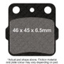 EBC 86-91 Honda CR 80 R Front Left/Right MXS Series Brake Pads