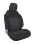 PRP 2021+ Ford Bronco 4 Door Front Seat Covers (Pair) - Black & Grey