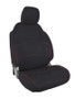 PRP 2021+ Ford Bronco 4 Door Front Seat Covers (Pair) - Black w/ Red Stitching