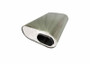 Granatelli 3.0in Inlet 3.0in Outlet 13x9.5x6in Oval Muffler
