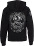 Two Wheels Youth Hoodie Black Yx